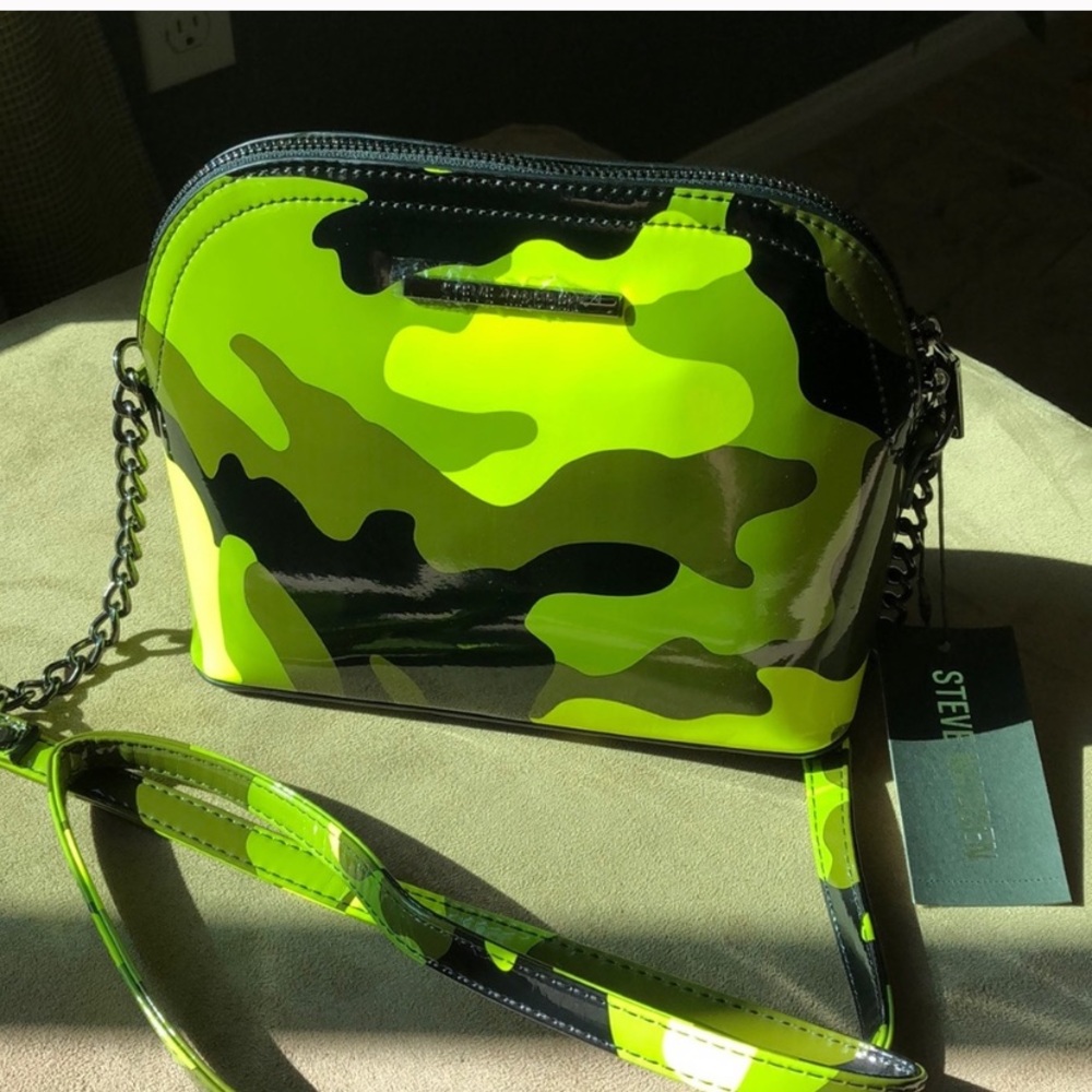 Steve Madden Neon Camouflage Crossbody Bag